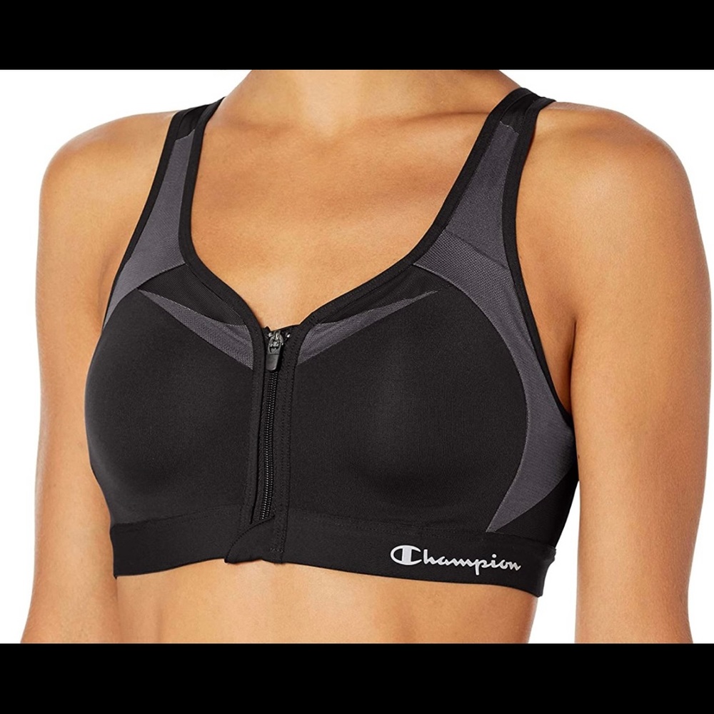 Champion women’s high impact front zip sports bra 34DD